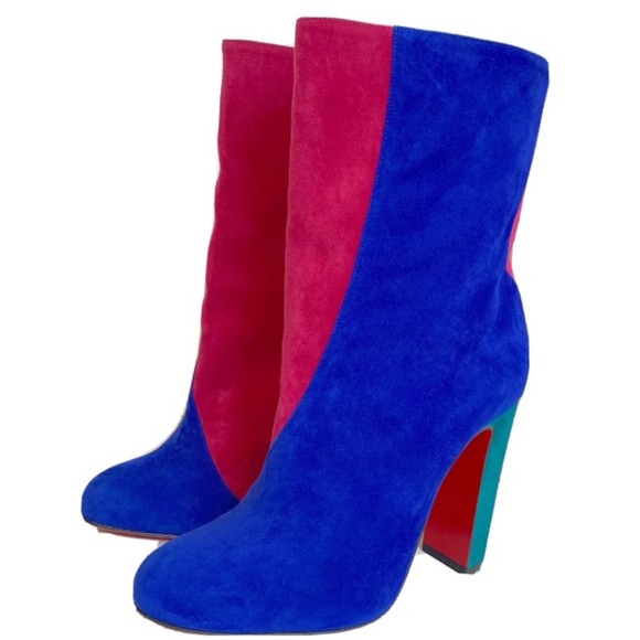 Christian Louboutin AUTHENTIC booties red bottom - Picture 1 of 6
